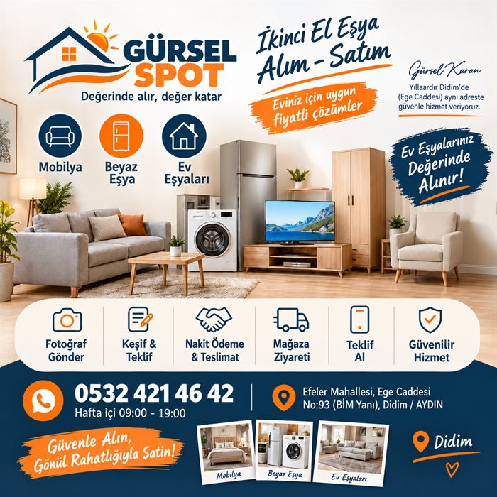 İkinci el eşya için güvenilir çözümler tanıtım afişi