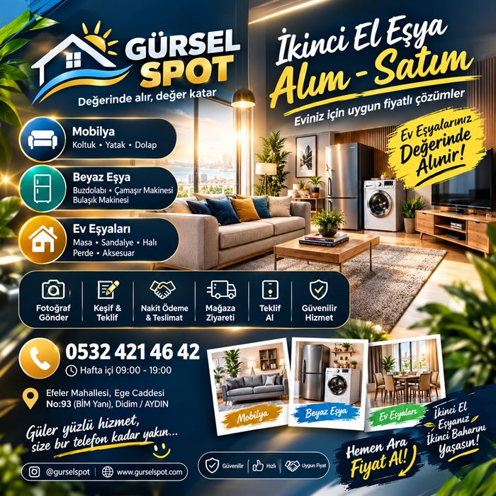 Gürsel Spot şık ikinci el çözümleri tanıtım afişi
