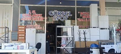 Gürsel Spot sıfır eşya rafları